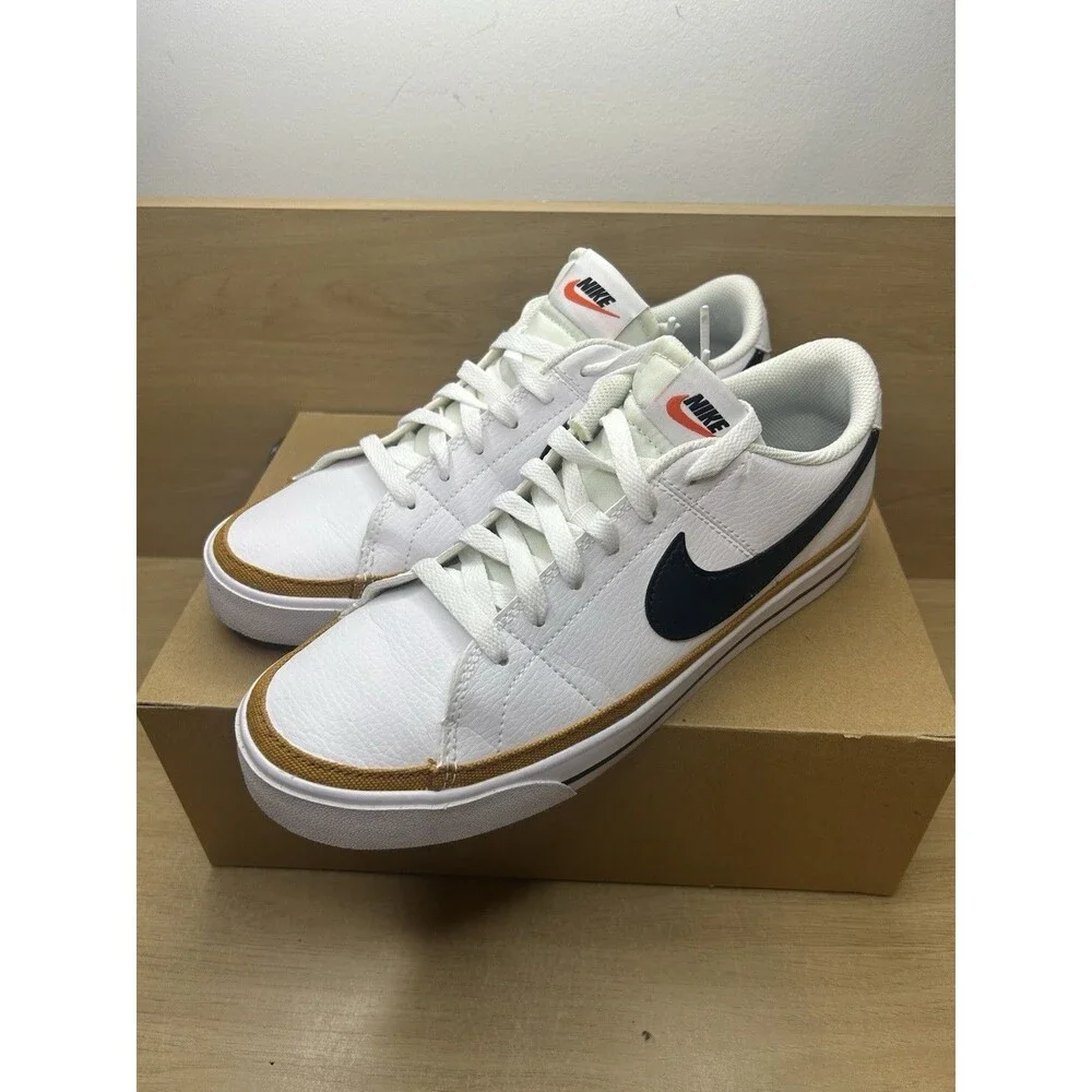 Women's Nike Court Legacy Next Nature 'White Desert Ochre' - Size 10